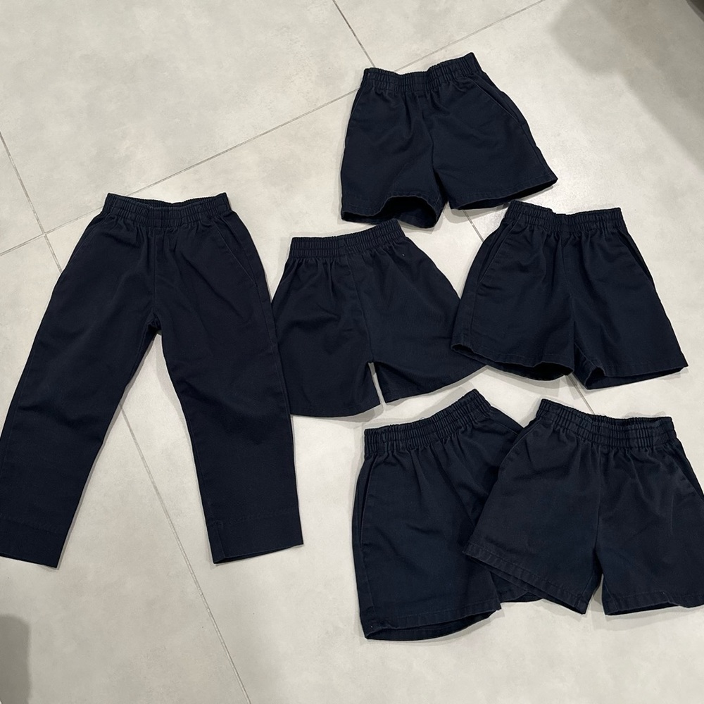 Navy Blue Uniform Pull On bottoms 2T